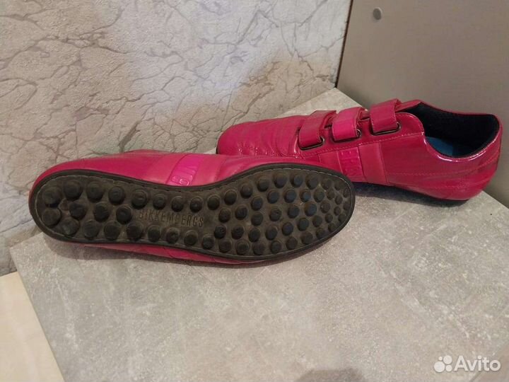 Глянцевые красные Бутсы bikkembergs