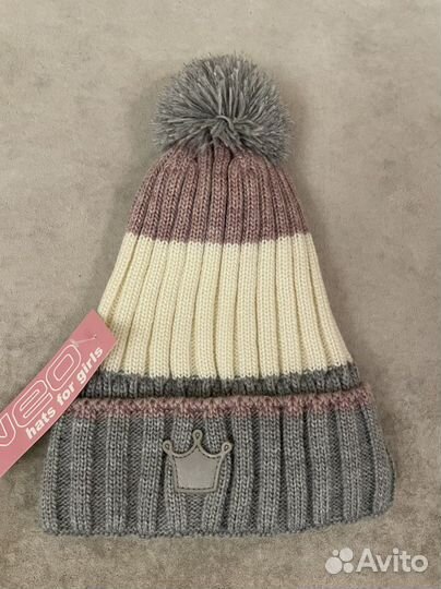 Шапка на флисе новая 52-54