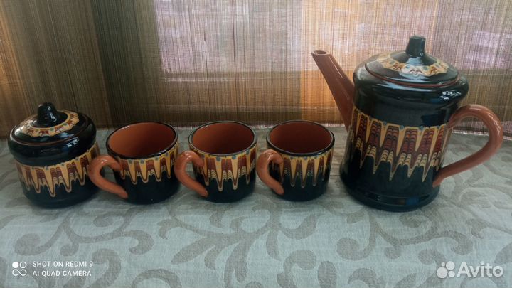 Кофейный сервиз, керамика, Болгария, СССР