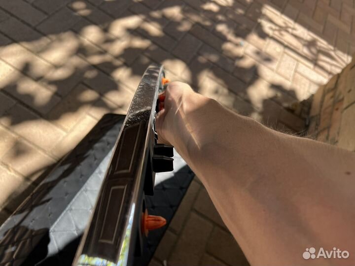 Хром багажника Mercedes w204 рест