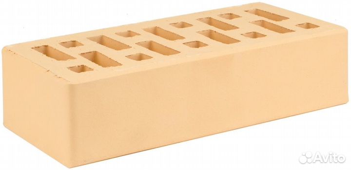 Кирпич облицовочный светлый