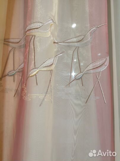 Итальянский комплект штор с тюлью