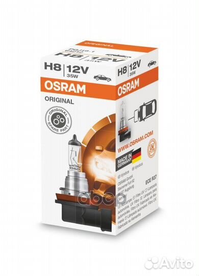 Лампа 64212 H8 12V (35W) PGJ-19-1 64212 Osram