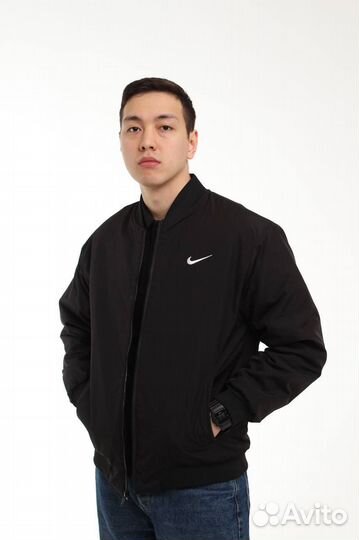 Бомбер Nike двухсторонний black