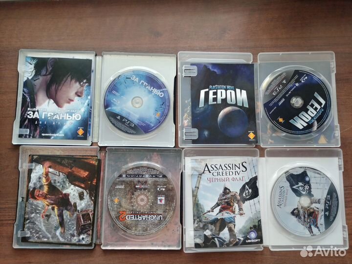 Диски Sony Playstation 3 и стилбуки (steelbook)