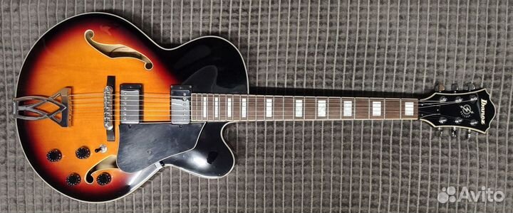 Полуакустическая гитара Ibanez AF75 + аксессуары