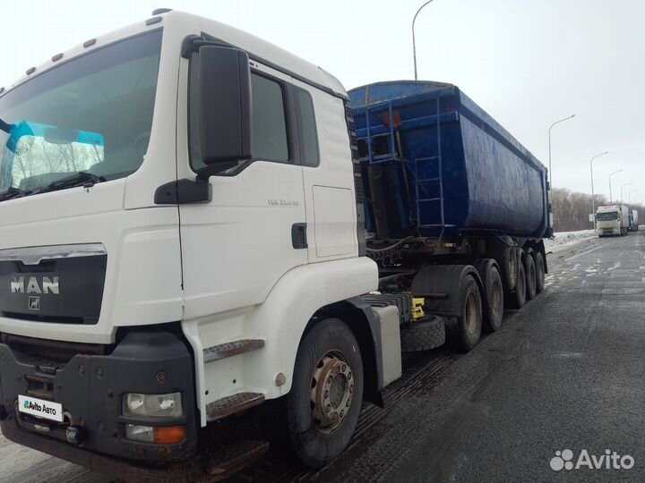 MAN TGS 33.440 6x4 BBS-WW с полуприцепом, 2012