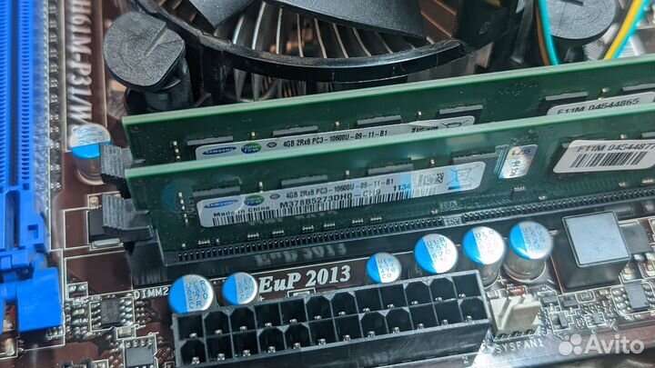 MSI H61M + intel i3-2120 + 8 Гб озу + Куллер