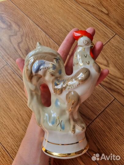 Штоф графин фарфоровый Петух СССР