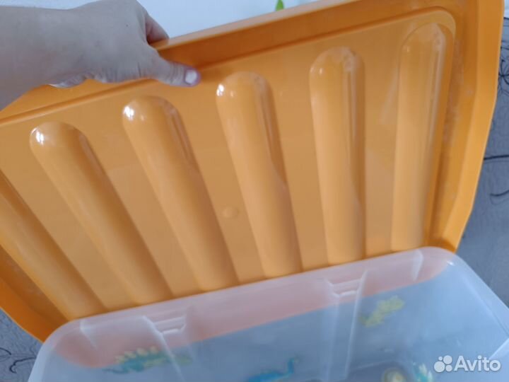 Большой контейнер для игрушек 60 л