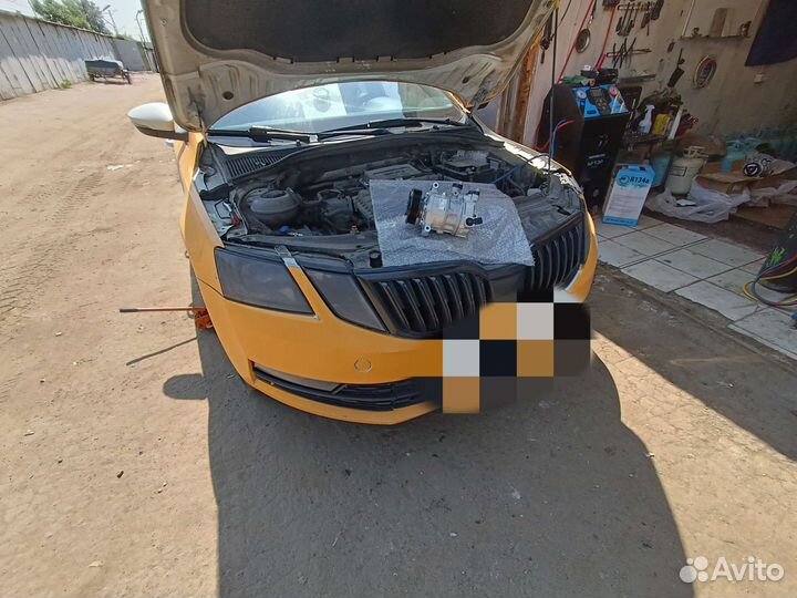 Компрессор кондиционера skoda octavia a7