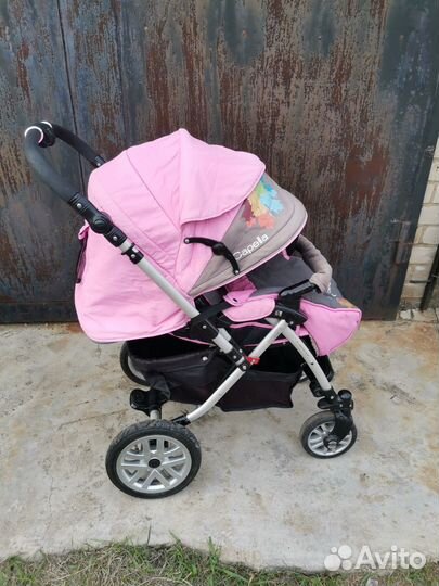 Прогулочная коляска capella с перекидной ручкой