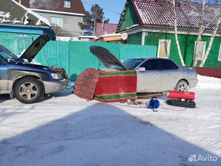 Отогрев автомобили