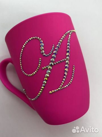 Кружка со стразами