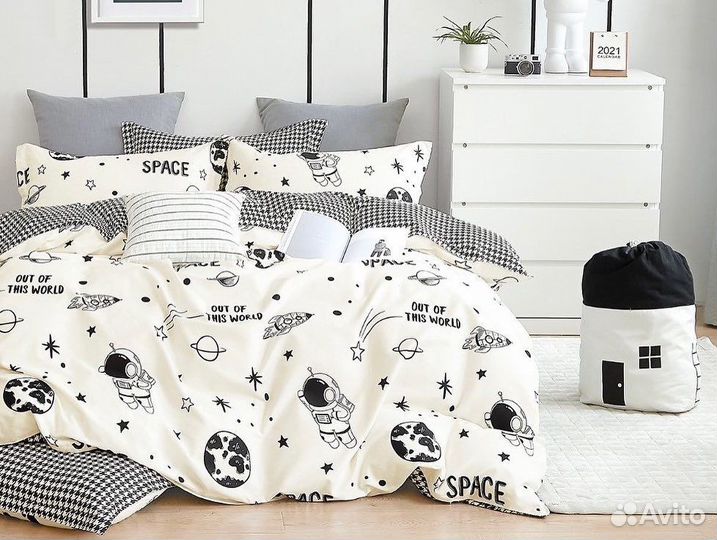 Комплект постельного белья из сатина 100 хлопок