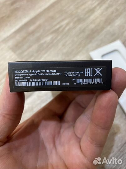 Оригинал. Новый пульт для Apple TV