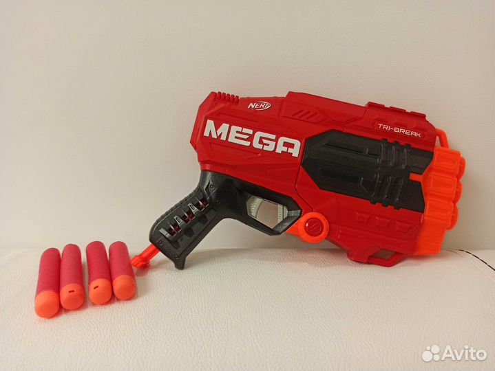 Бластер Nerf Mega N-Strike Tri-Break