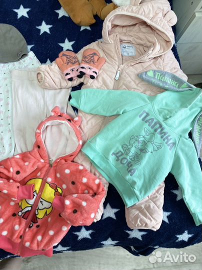 Пакет вещей на девочку 68-80