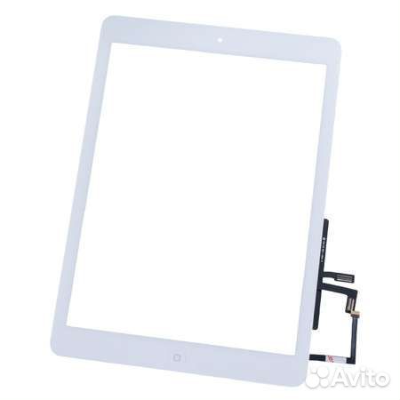 Тачскрин для Apple iPad Air белый с кнопкой home