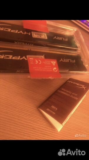 Оперативная память ddr3 hyperx fury