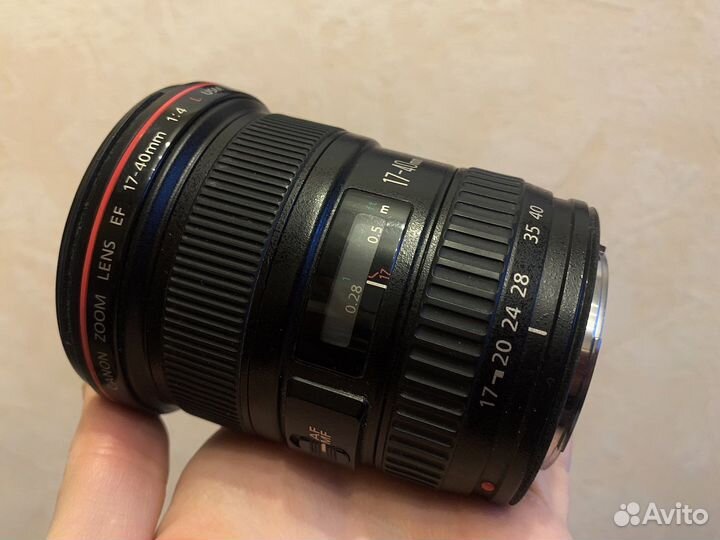 Canon EF 17-40 f/4L USM объектив