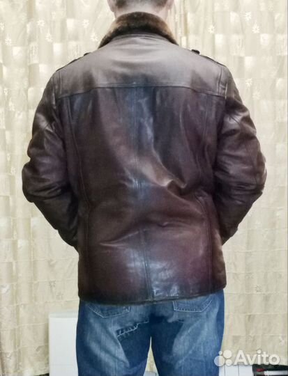 Дубленка натуральная мужская 52 54