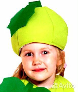 Кабачок шапка-маска новая детская