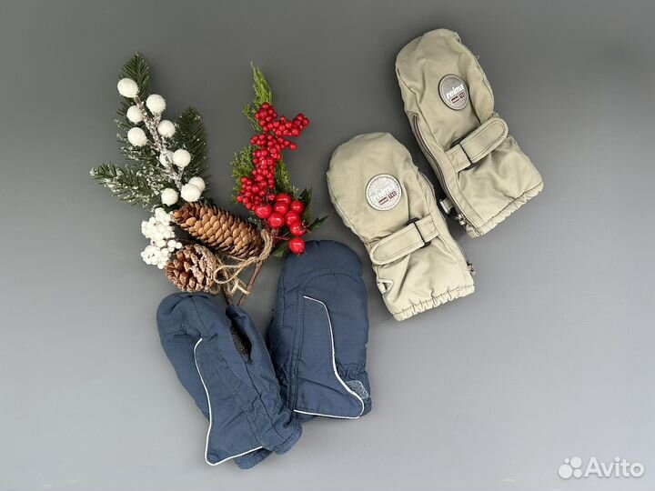 Варежки зимние детские 1 2