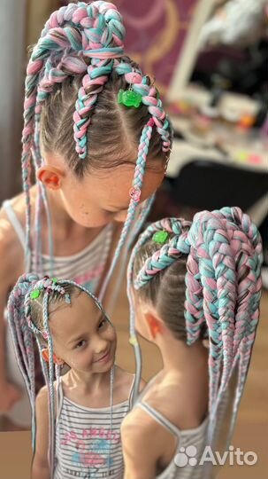 Косички, брейды, зизи, прически с косами