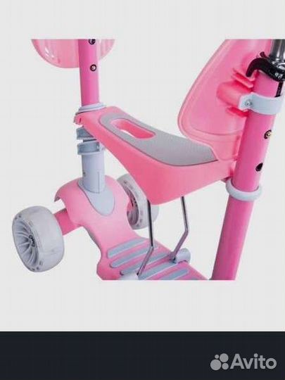 Самокат беговел 5 в 1 с родительской ручкой