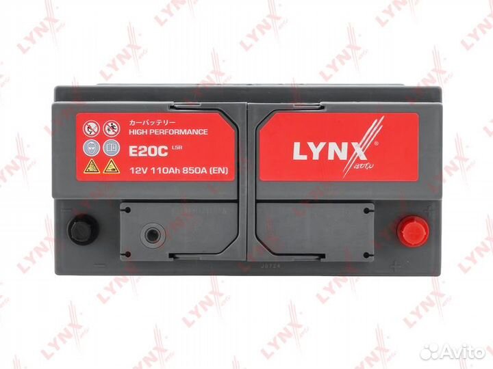 Аккумулятор lynx L5R, 110 Ah, 850 A