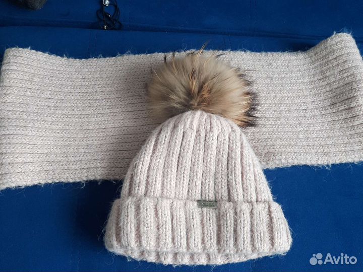 Шапка и снуд для девочки 6-7 лет