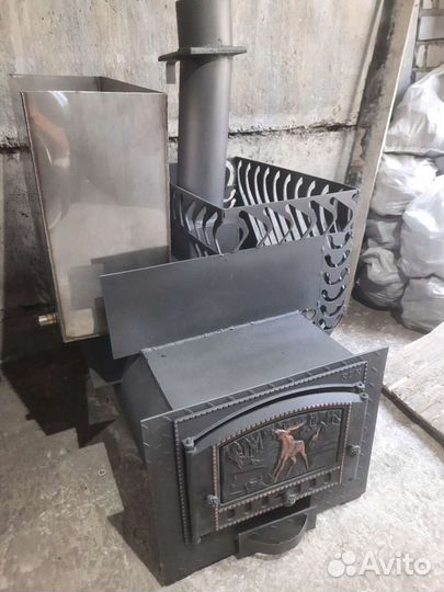 Печь для бани на 3 помещения