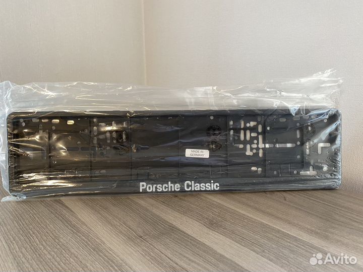 Рамка гос номера Porsche Classic оригинал