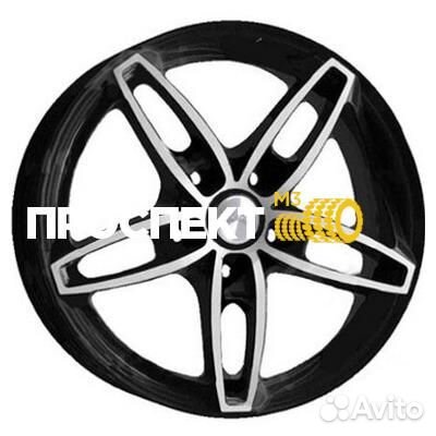 Диск 7x17/5x114,3 ET45 D60,1 Турин Алмаз (арс 014 black)