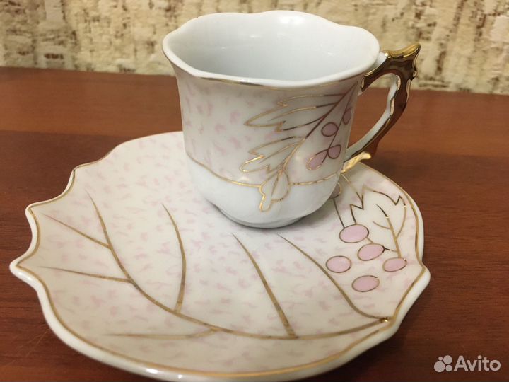 Кофейный сервиз фарфор новый