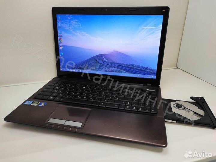 Мощный Asus, Core i7, 6GB, SSD, GeForce 1GB