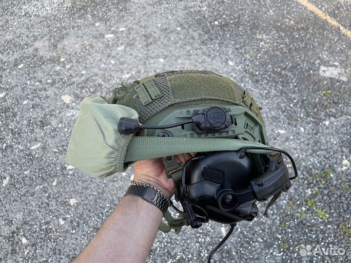 Баллистический шлем полный комплект арамид (олива)