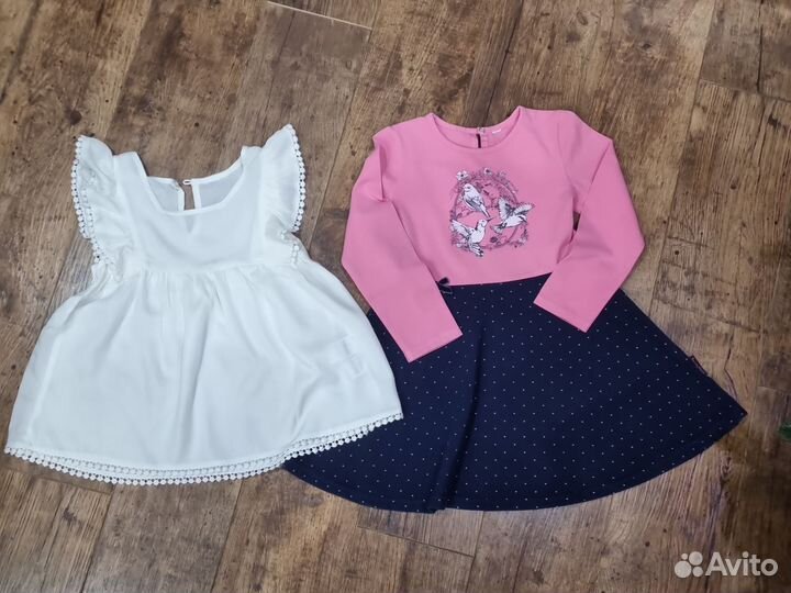 Вещи пакетом на девочку 116-122 H&M