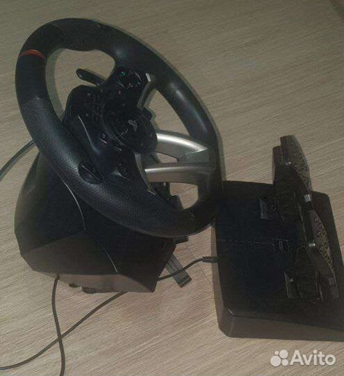 Игровой руль с педалями Hori Racing Wheel apex