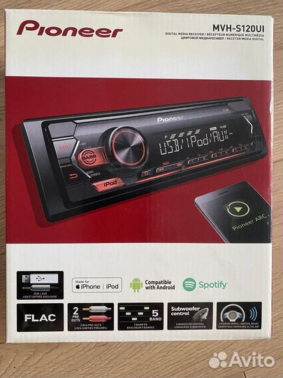 Магнитола pioneer MVH - S 120 UI