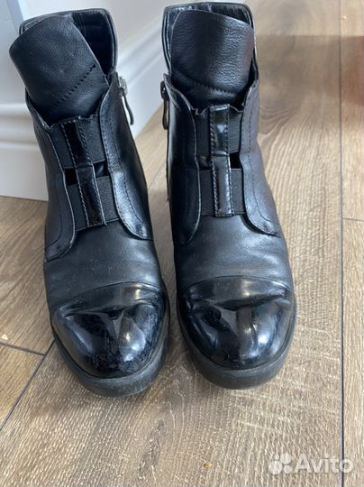 Кожаные ботинки 34р