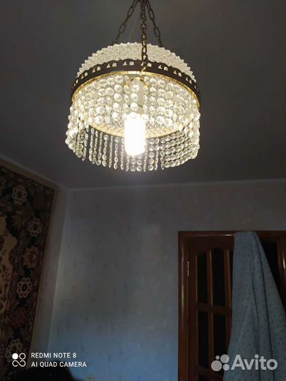 Люстра хрустальная