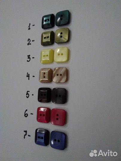 Пуговицы в ассортименте