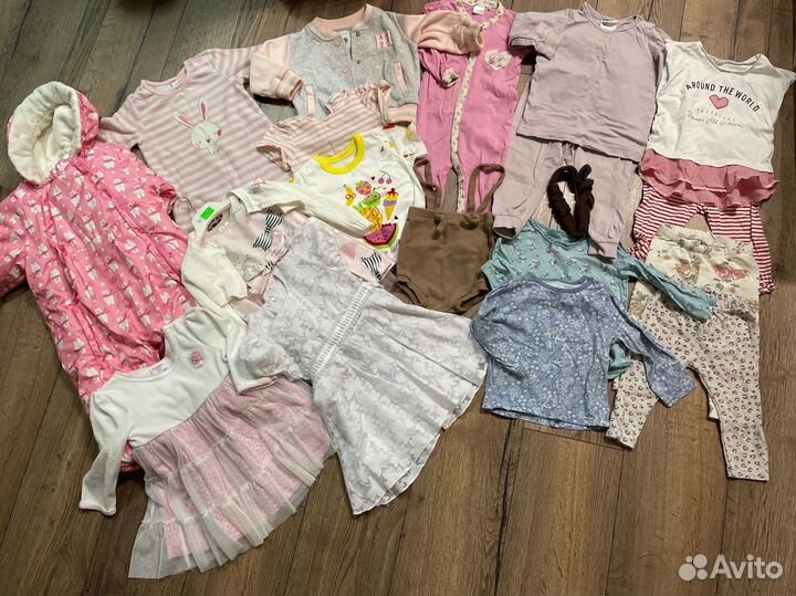 Одежда и игрушки для девочки 80 H&M Baby GO