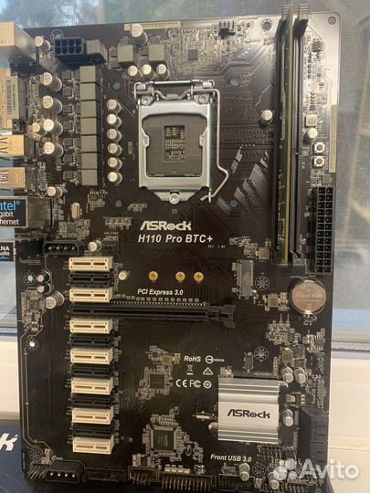Asrock h110 pro btc+ +ddr4