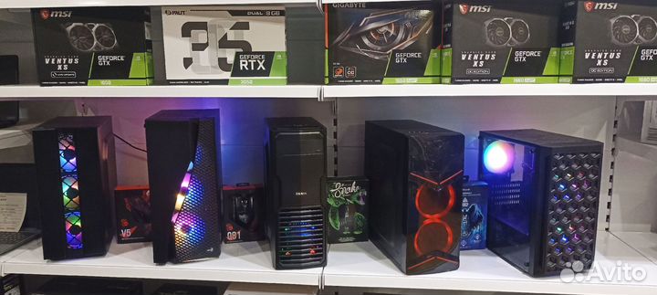 Игровой компьютер Intel i5-10400F/RTX2060 6Gb/16Gb