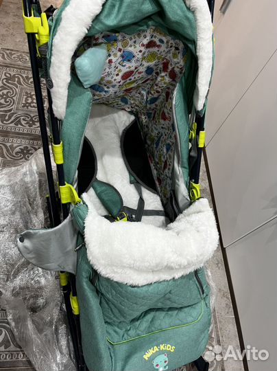 Детские санки коляска ника 7-3