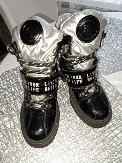 Ботинки демисезонные для девочки 34