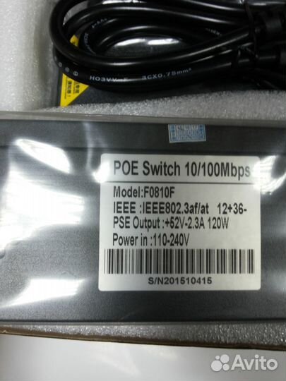 PoE Коммутатор 1 порт, 4 порта, 8, портов